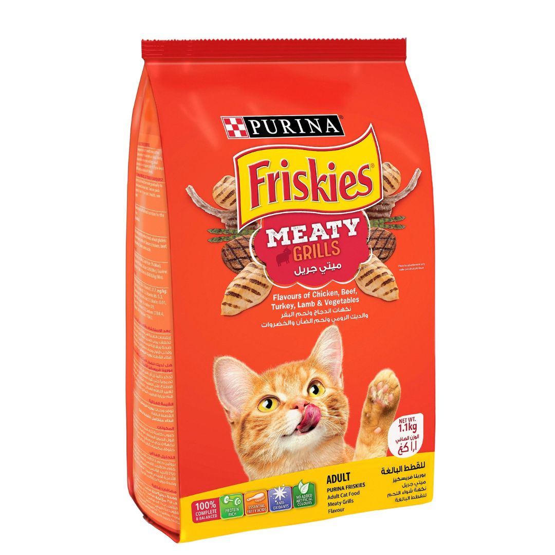 Purina Friskies Adult Cat Food Meaty Grills Flavor