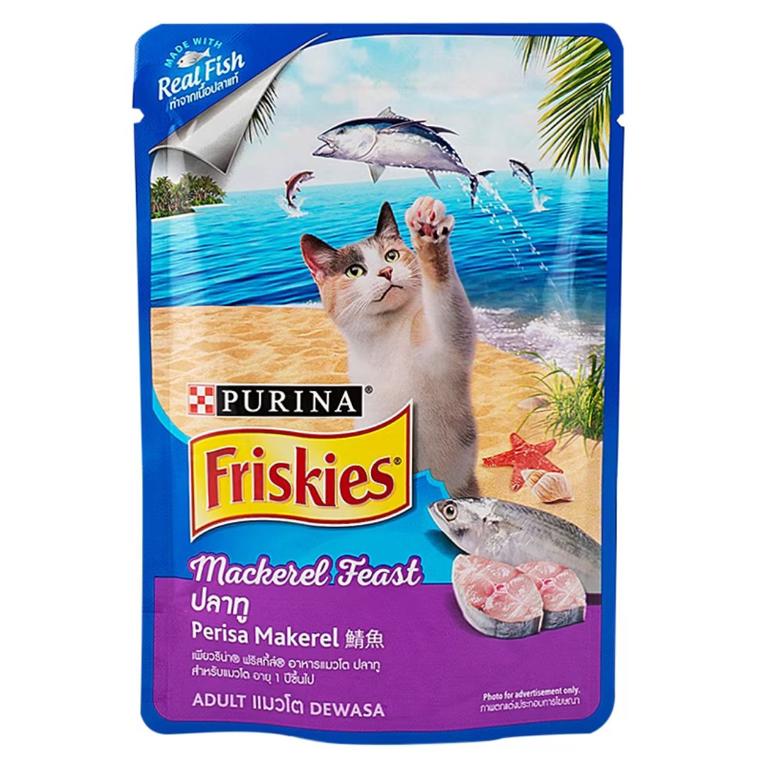 Friskies adult Pouch Mackerel Feast (80gm)