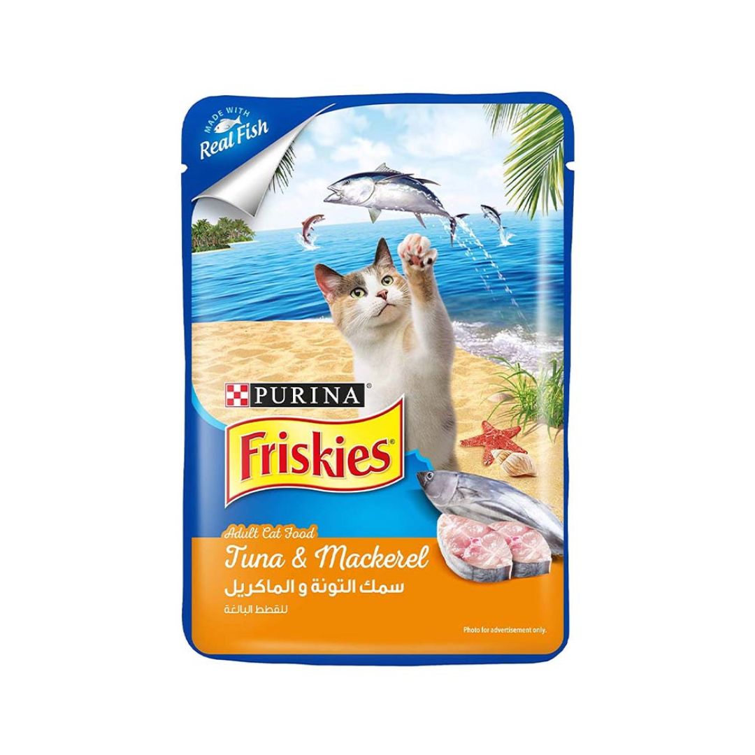 Purina Friskies Pouch Cat Tuna & Mackerel 80gm