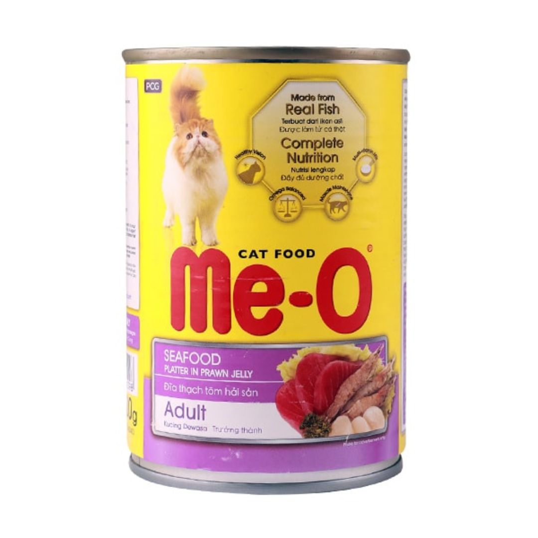 Me-O Canned Cat Food Seafood Platter (400gm)