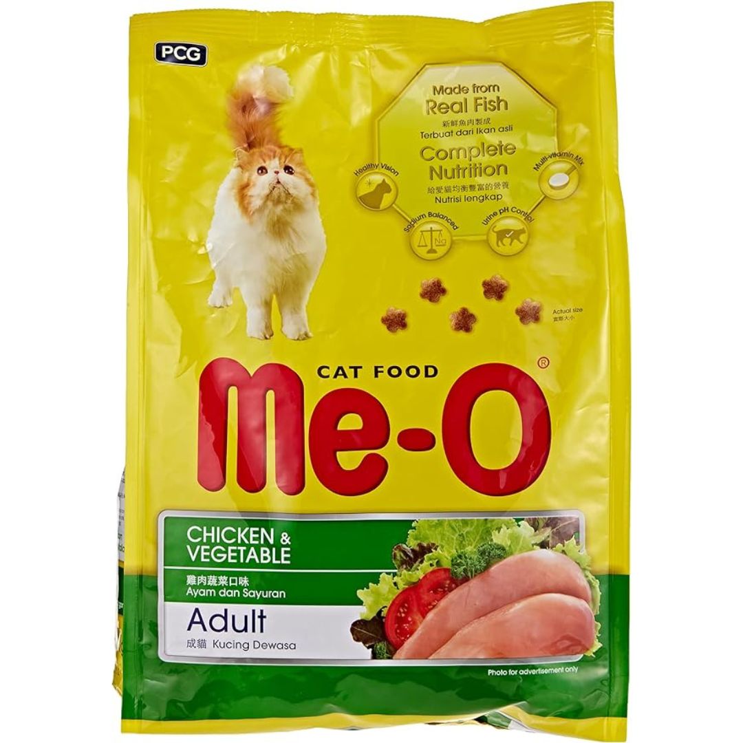 Me-O Chicken And Vegetable Adult Cat Food