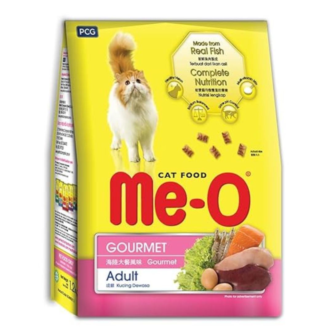 Me o Adult Cat Food Gourmet Flavor 3kg.