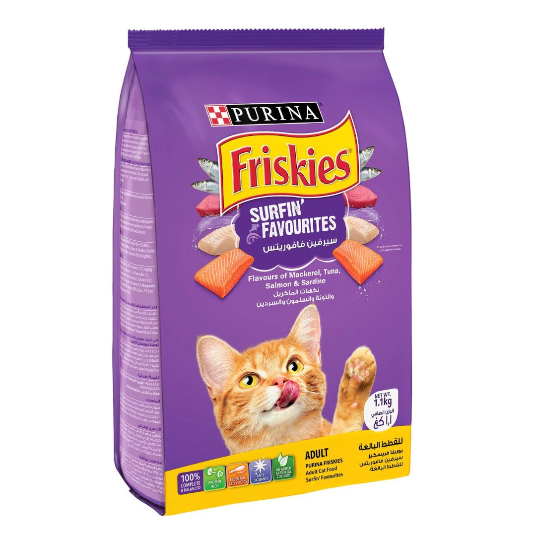 Purina Friskies Adult Cat Food Surfin Favorites