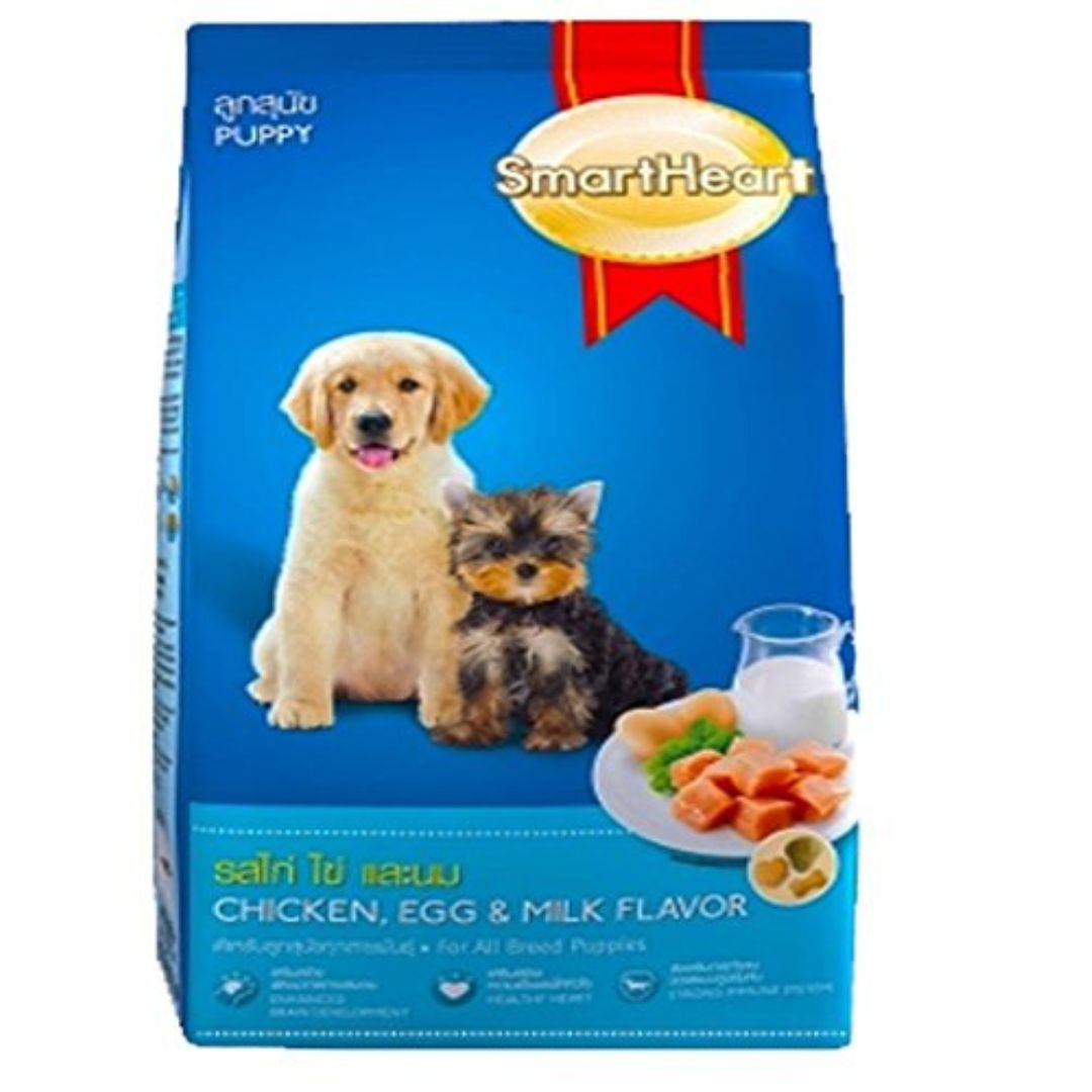Smart Heart Puppy Dog Food Chicken Egg & Milk 8Kg