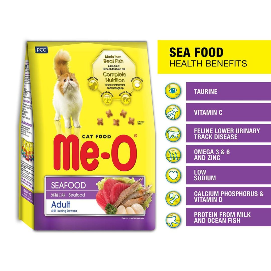 Me O Cat Food Adult Seafood flavor