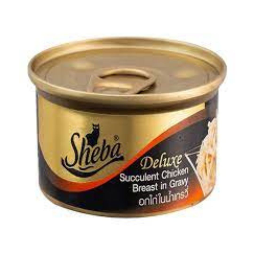 Sheba Can Succulent Chicken Breast in Gravy 85g