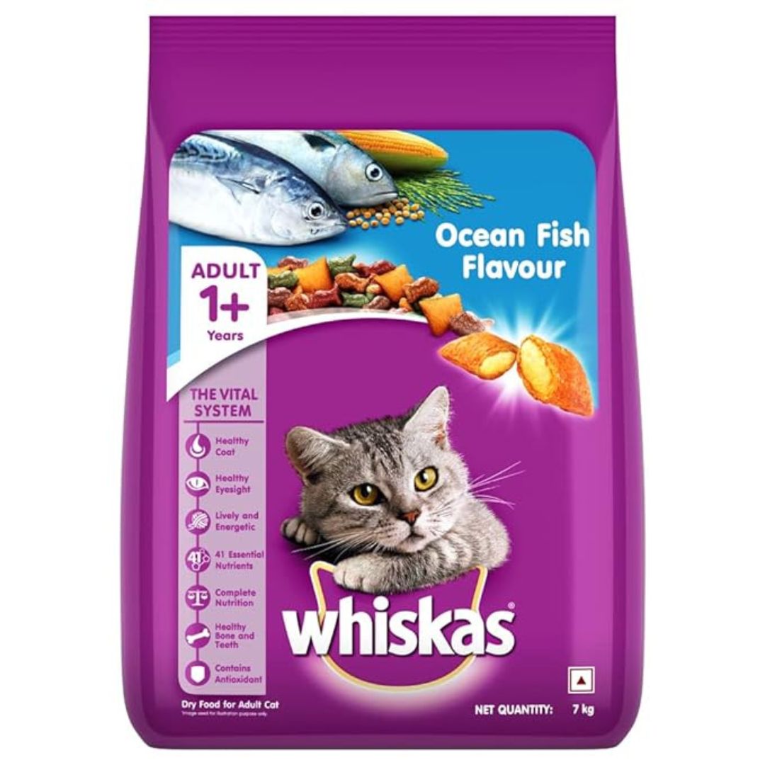 Whiskas adult cat food Ocean fish flavor
