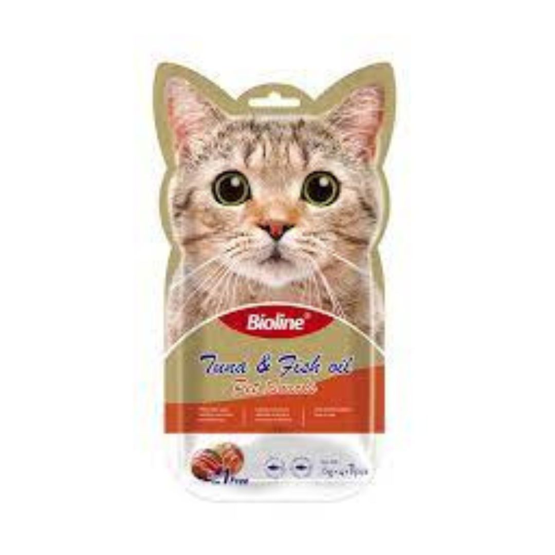Bioline Tuna & Fish oil Pet Snacks 15g×5
