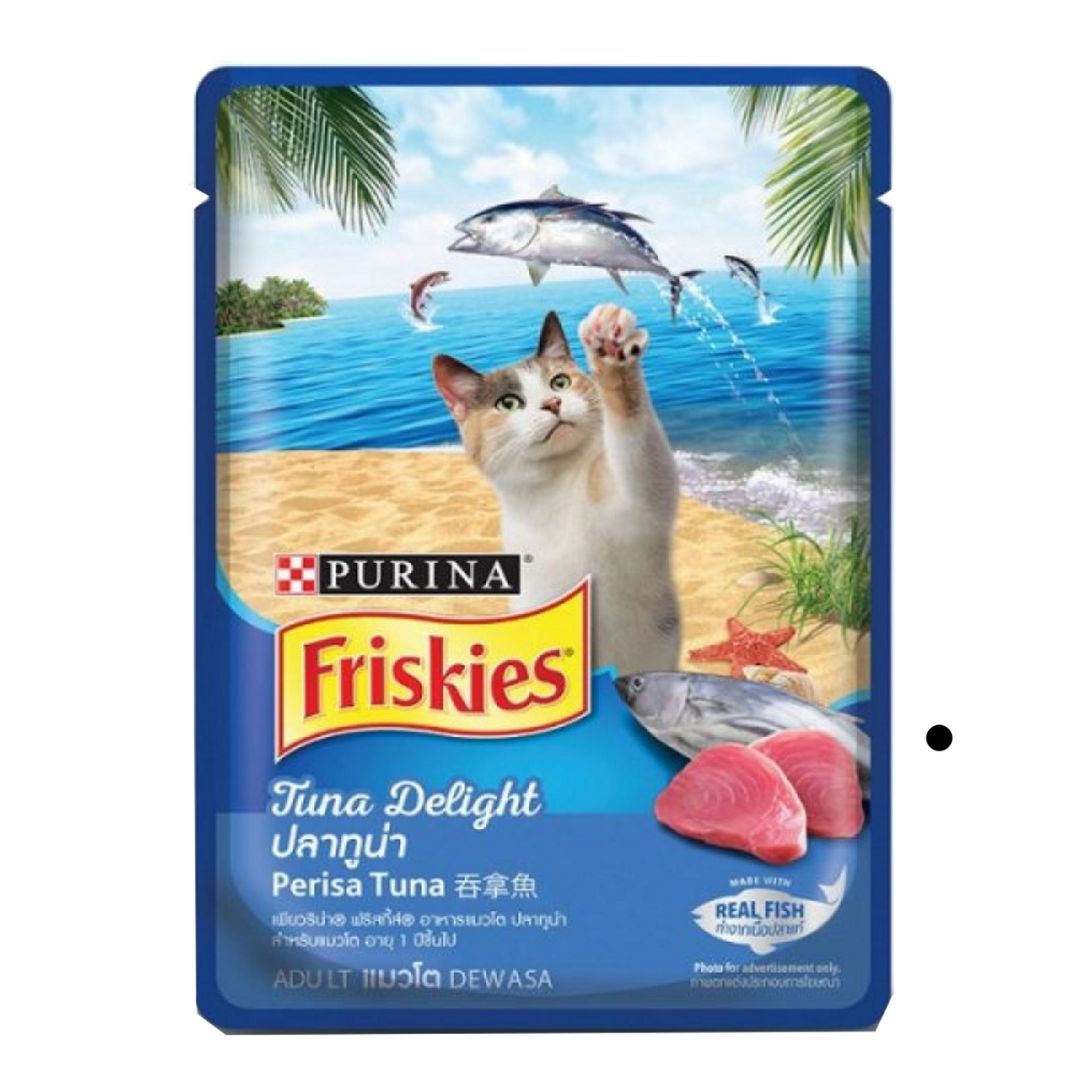 Purina Friskies Pouch Cat Food Tuna Delight (80gm)