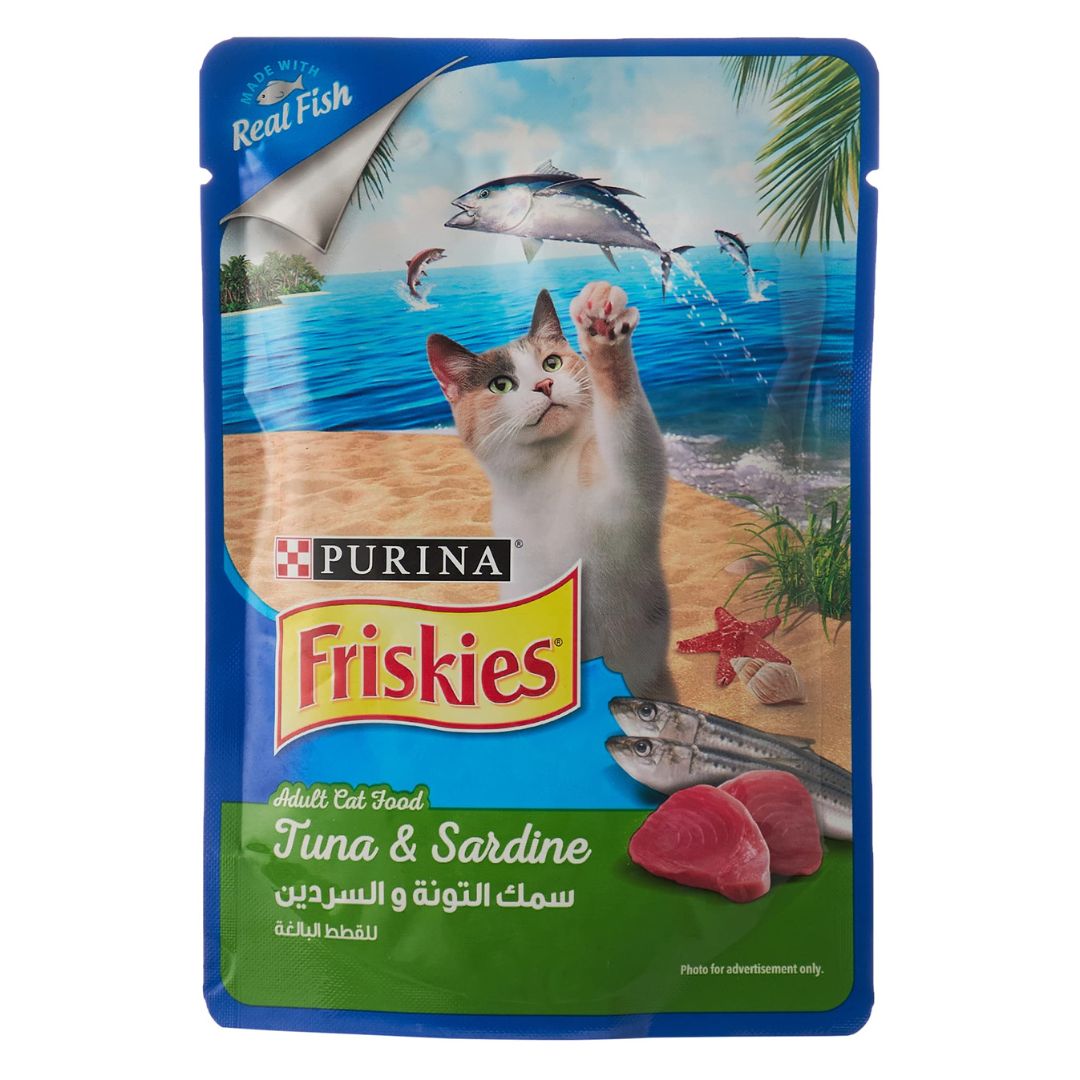 Purina Friskies Pouch Tuna & Sardine 80gm