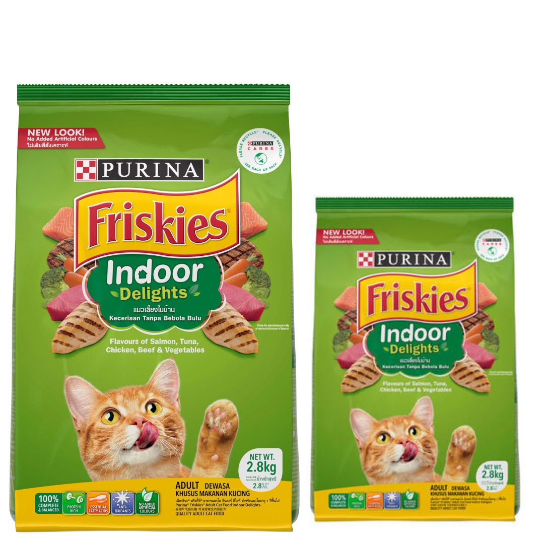 Purina Friskies Adult Cat Food Indoor Delights