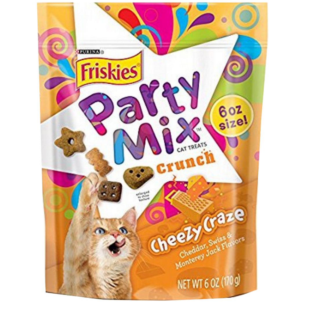 Friskies Party Mix Cat Treat Cheesy Craze (60gm)