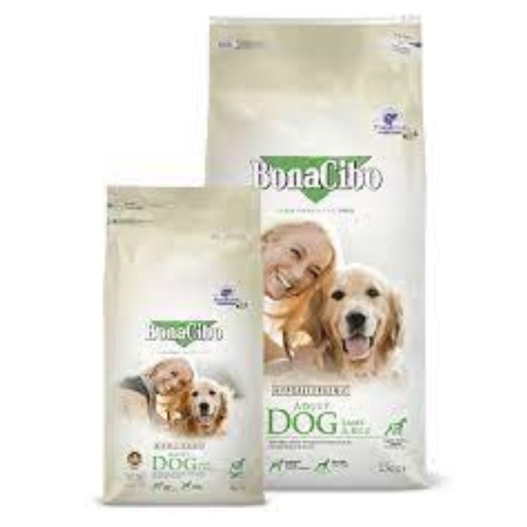 Bonacibo adult dog food lamb and rice