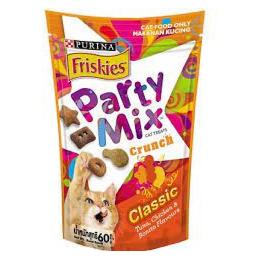 Friskies Party Mix Cat Treat Classic (60gm)