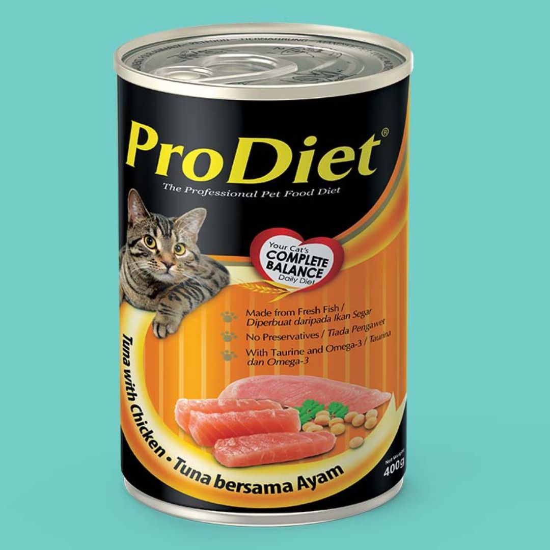ProDiet Cat Canned Food Chicken & Tuna 400g