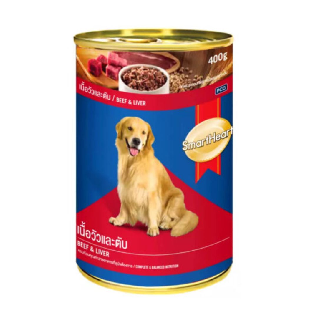 Smart Heart Adult Dog Wet Food Beef & Liver 400gm
