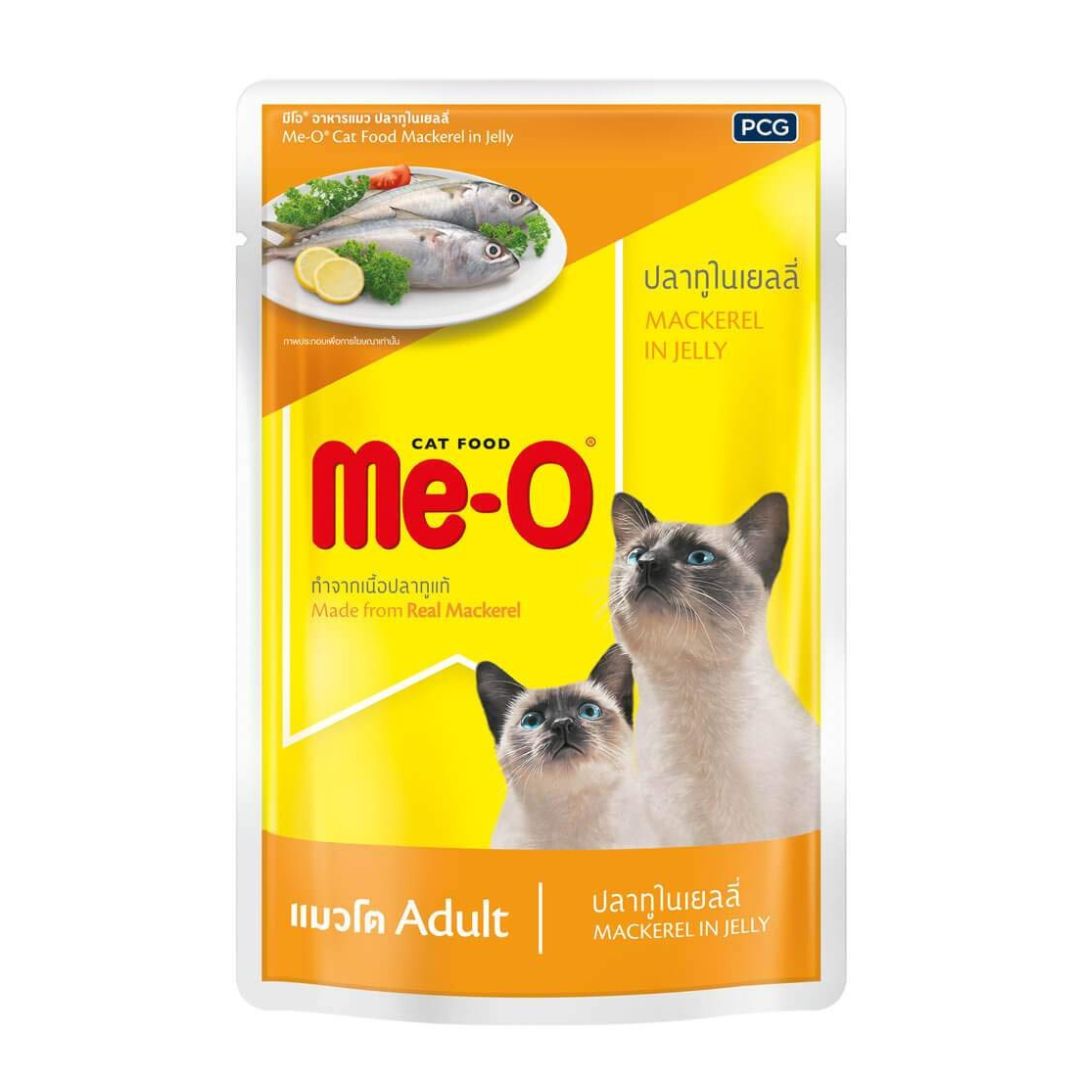 Me-O Pouch Cat Food Tuna & Sardine in Jelly 80gm