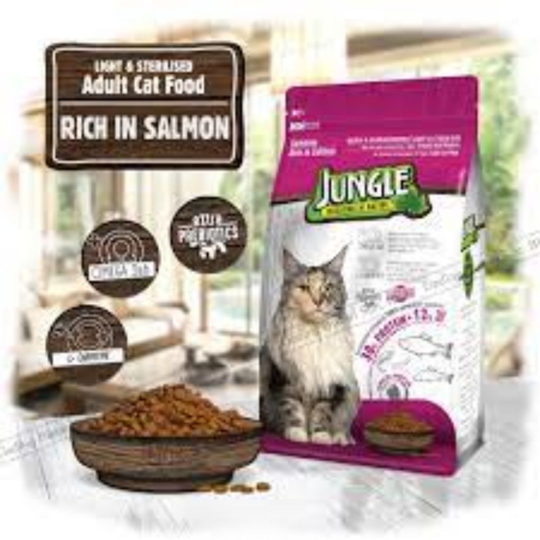 Jungle Adult Cat Food Salmon 1.5 Kg